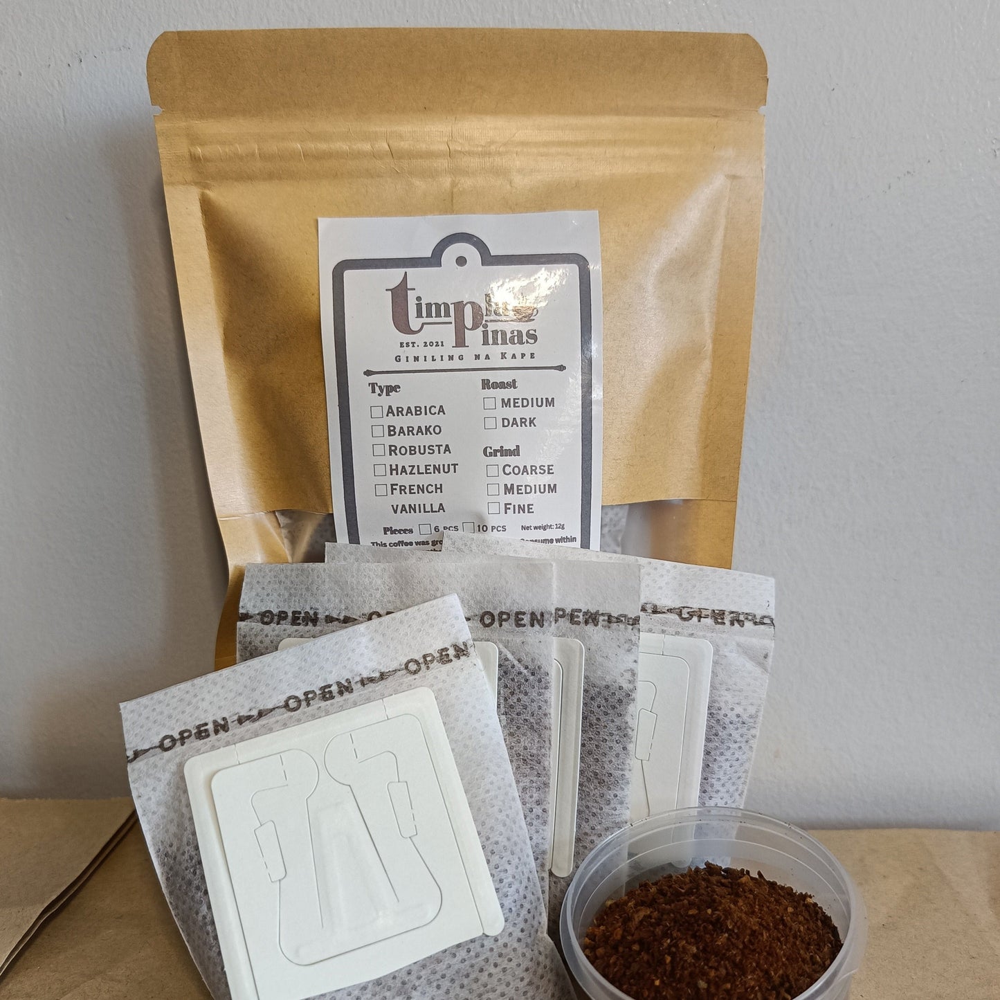 [TP] 12g Sampler Drip Coffee (7 pirasong pack)