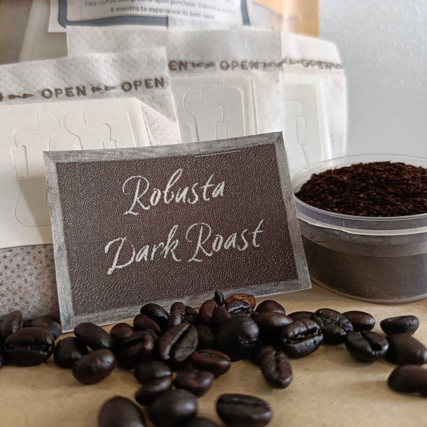 [TP] 12g Robusta Drip Coffee Medium at Dark Roast