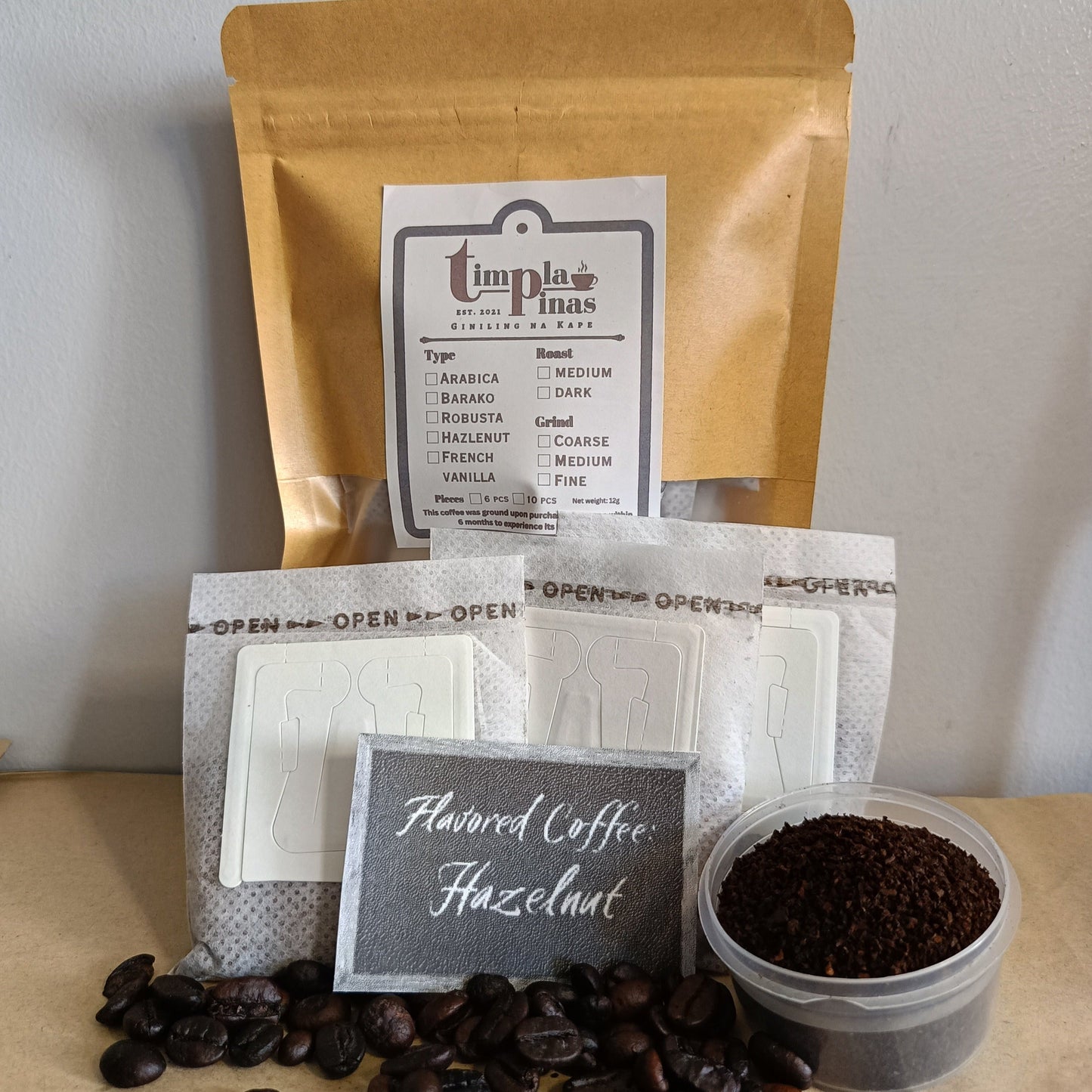 [TP] 12g Hazelnut Drip Coffee